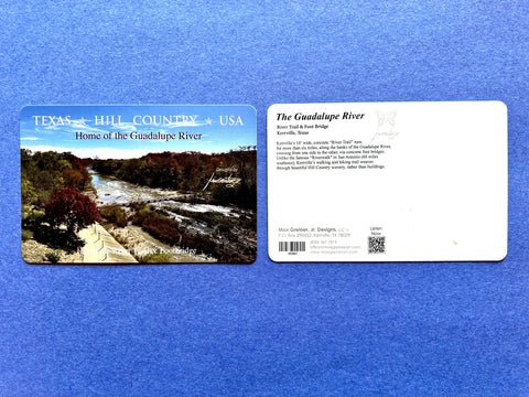Postcard - River Trail & Footbridge