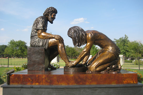 "Divine Servant" Life-size (105%) Bronze Sculpture (with various base styles)