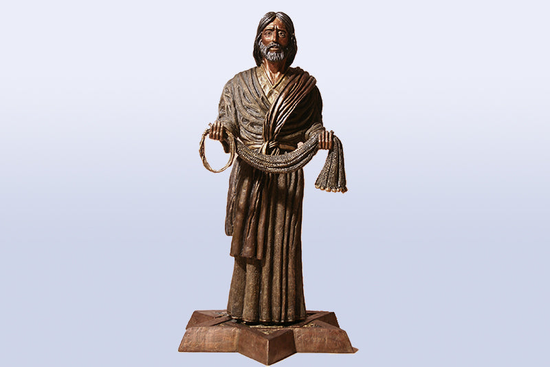 bronze fisher with net Z of Men 1/2 Life-size Sculpture Beginner Ice Fishing Rod VIB-E Model:CERHD4000-CXH