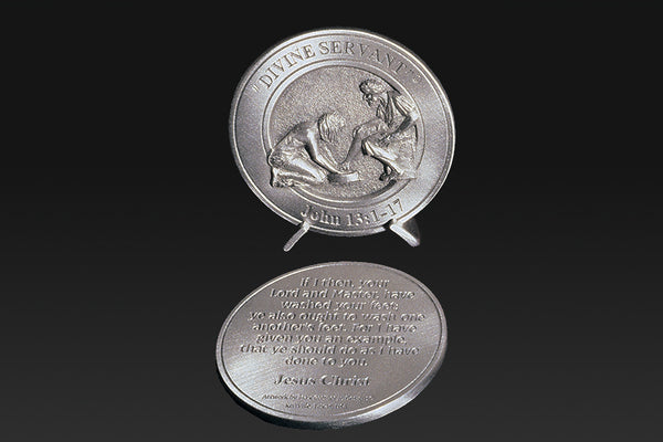 "Divine Servant" Medallion with Base