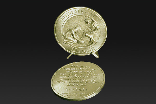 "Divine Servant" Medallion with Base