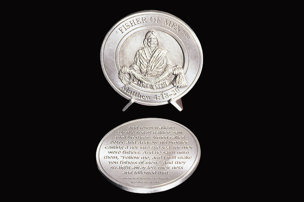 "Fisher of Men" Medallion with Base