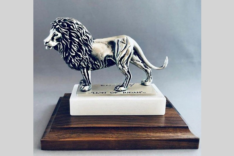 "Lion of Judah" 1/24 Pewter Sculpture (Various Bases) Max Greiner Jr
