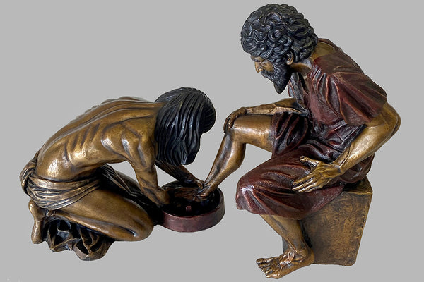 "Divine Servant" Life-size (105%) Bronze Sculpture (with various base styles)