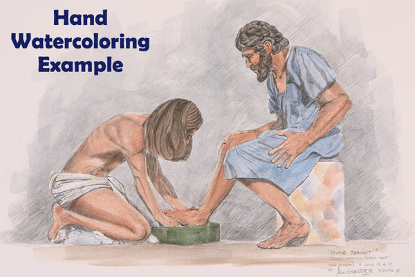 "Divine Servant" Drawing Prints