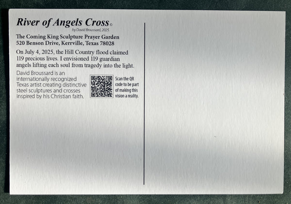 DB - "River of Angels Cross" Postcard