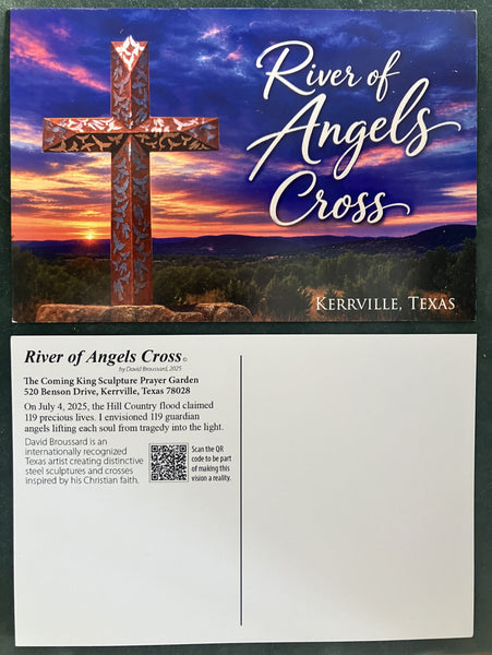 DB - "River of Angels Cross" Postcard