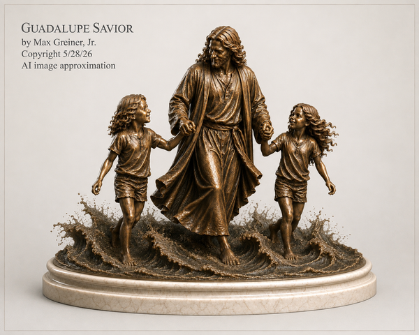 "Guadalupe Savior" 1/6th Lifesize in Bronze (GS)