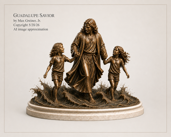 "Guadalupe Savior" 1/6th Lifesize in Bronze (GS)