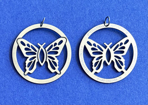 Christian Butterfly Pendant, "Witness Jewelry"