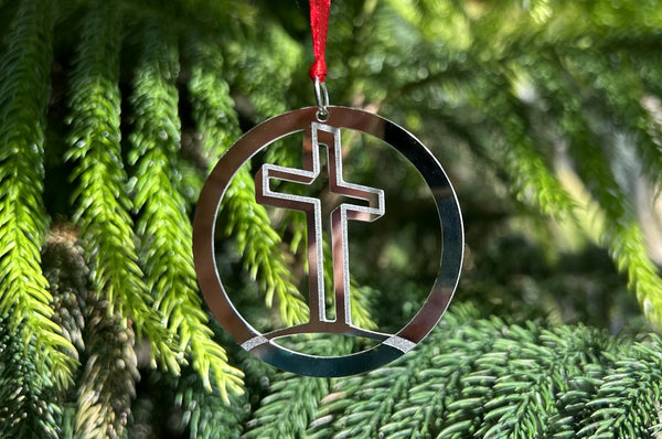 The Empty Cross Christmas Ornament