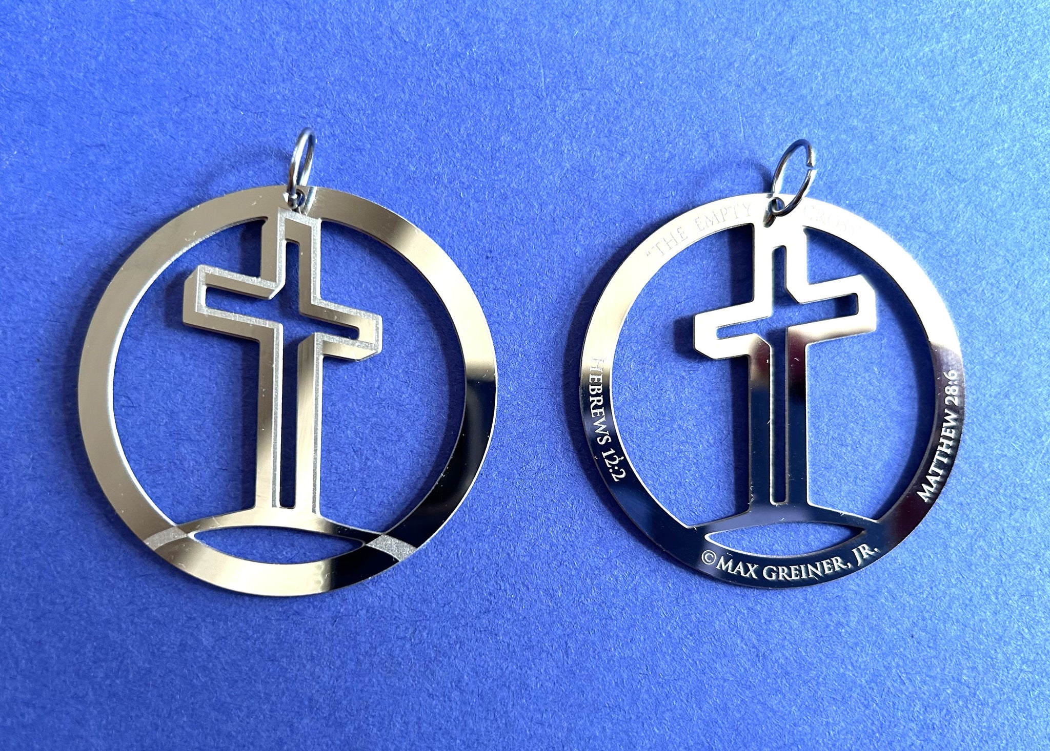 The Empty Cross Pendant, "Witness Jewelry"