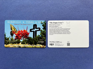 Postcard - "The Empty Cross" Butterfly 2