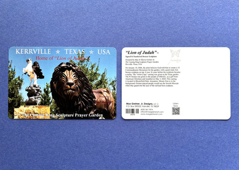Postcard - "Lion of Judah" Face