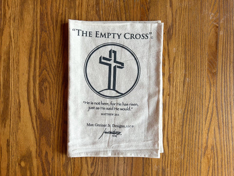 "The Empty Cross" Tea Towel