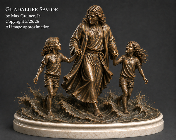 "Guadalupe Savior" 1/6th Lifesize in Bronze (GS)