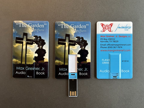 Audio Book "The Garden" Business Card Thumbdrive