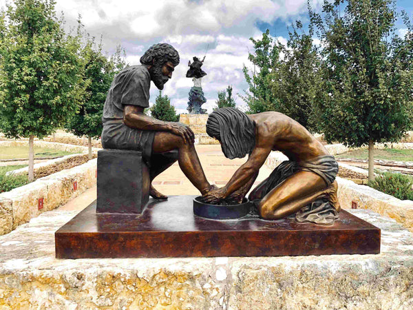 "Divine Servant" Life-size (105%) Bronze Sculpture (with various base styles)