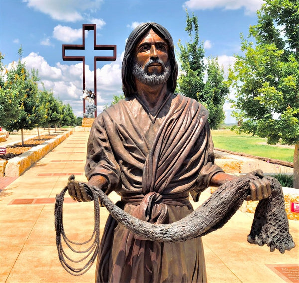 "Fisher of Men" Bronze Life-size (105%) Sculpture