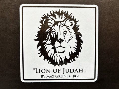"Lion of Judah" Window Decal