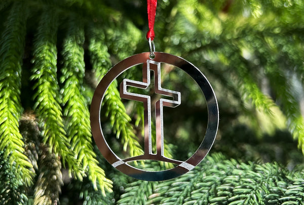 The Empty Cross Christmas Ornament