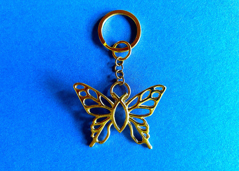 "Christian Butterfly" Key Chain
