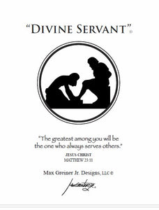 "Divine Servant" Tea Towel