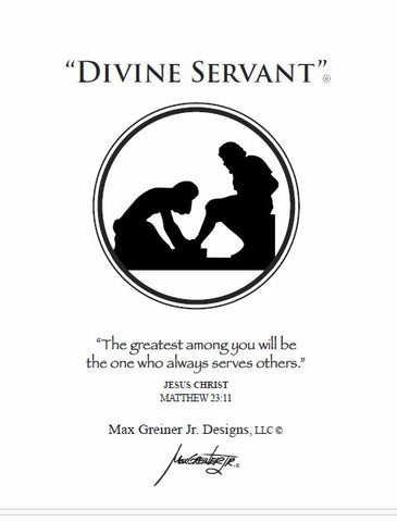 "Divine Servant" Tea Towel