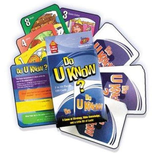 Do U Know Trivia Card Game