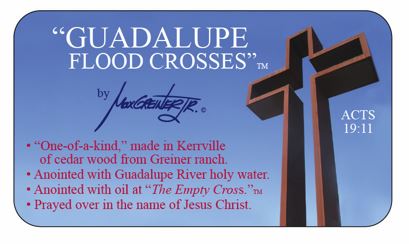 Guadalupe Flood Crosses - 4 inch