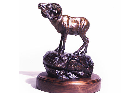 Wildlife: "Desert Bighorn Sheep" Bronze Sculpture
