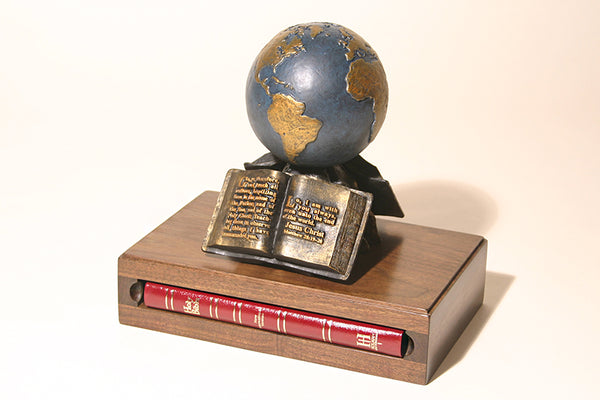 "The Great Commission" Sculpture with Bible (available in Bronze or Resin)
