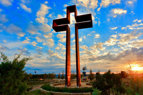 "The Empty Cross" Cor-ten Steel Cross