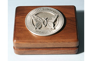 "Christian Butterfly" Medallion Keepsake Box