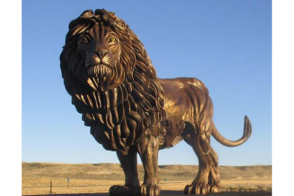 "Lion of Judah" Life-size (105%) Bronze Sculpture