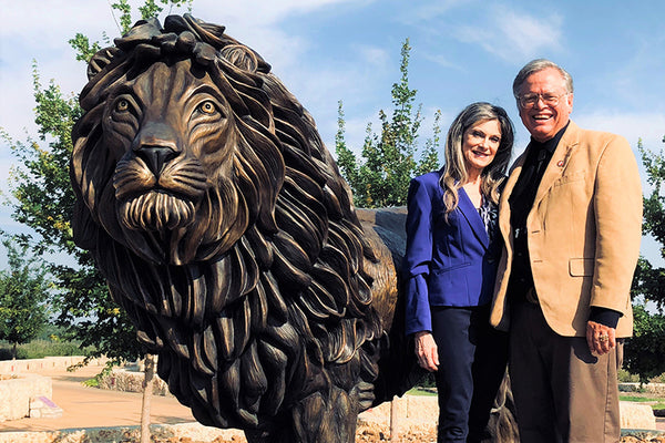 "Lion of Judah" Life-size (105%) Bronze Sculpture