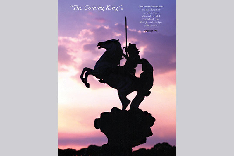 "The Coming King" 24"x 36" Canvas Print (Silhouette)