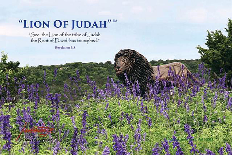 "Lion of Judah" 24"x 36" Canvas Print (Revelation 5:5)