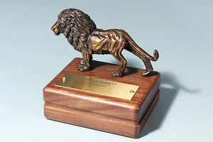 "Lion of Judah" 1/24 Life-size Bronze Sculpture Keepsake Box