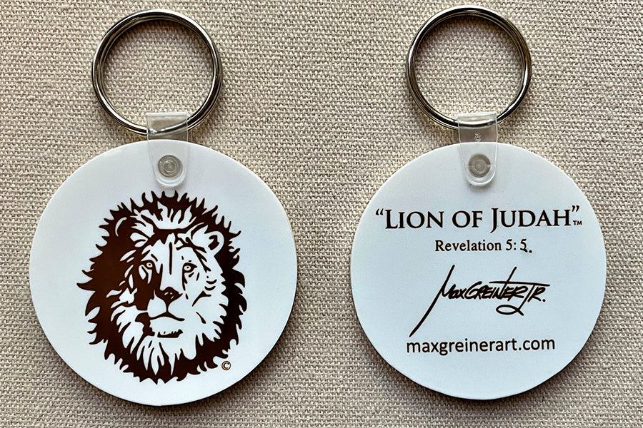 "The Lion of Judah" Soft Plastic Key Ring