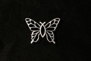"Christian Butterfly" Sterling Silver Charm in 3 Sizes