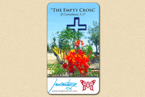"The Empty Cross Butterfly" Magnet