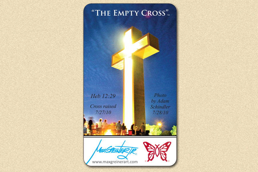 "Fire in the Cross" Magnet