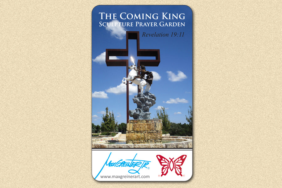 "The Coming King and The Empty Cross" Magnet