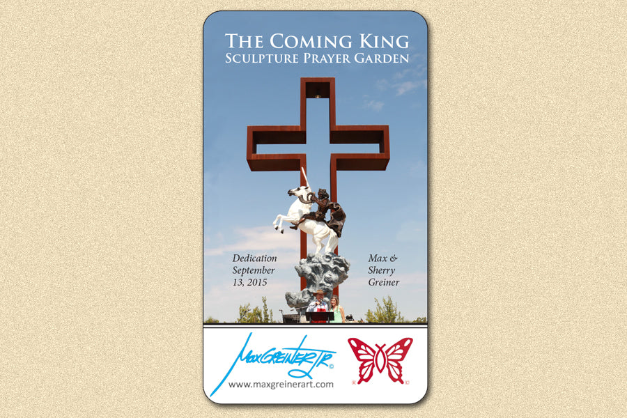"The Empty Cross and The Coming King" Dedication Magnet