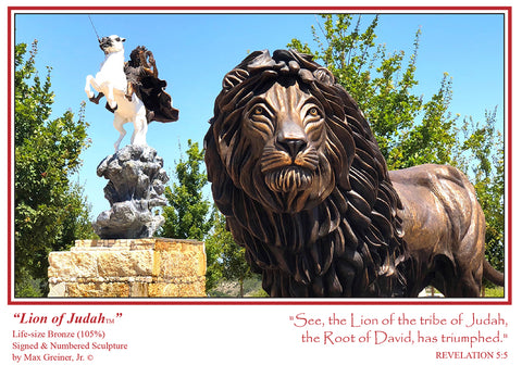 "The Coming King and the Lion of Judah" 6 Note Cards