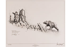 Wildlife: Drawing Print “Pope & Young"