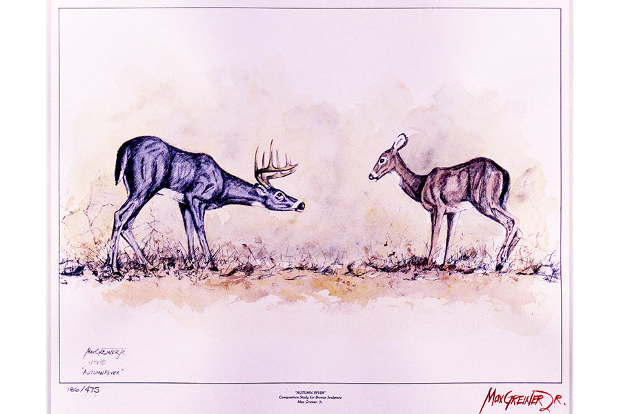 Wildlife: Drawing Print “Autumn Fever