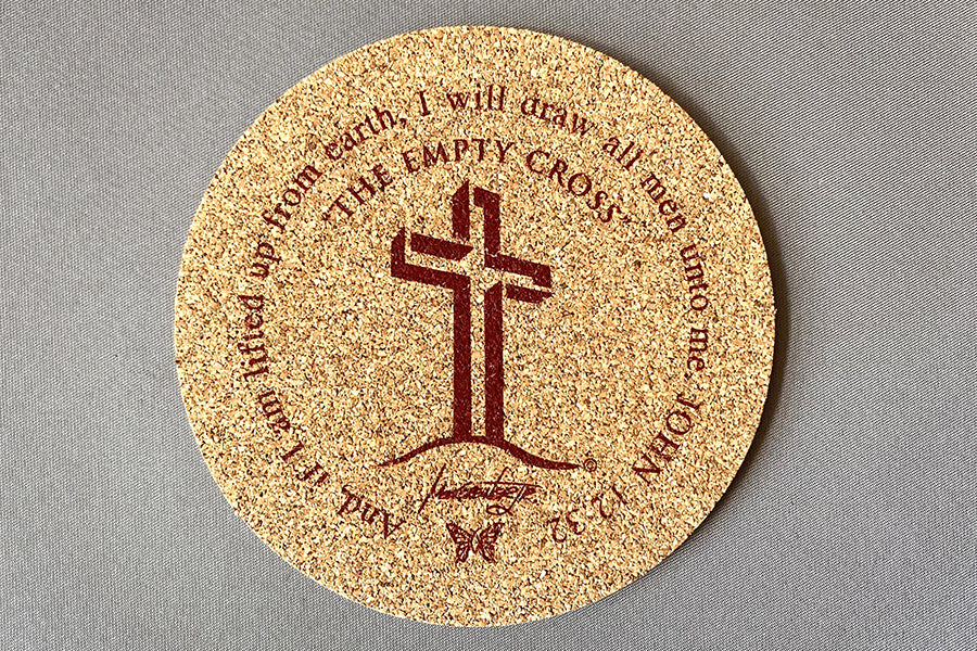 "The Empty Cross" Coasters