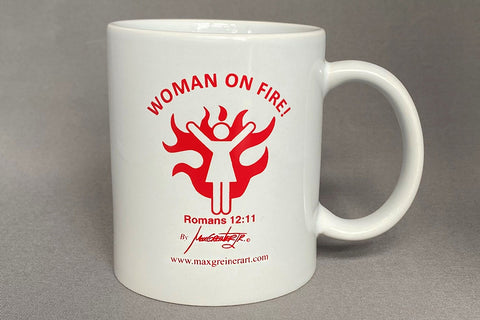 "Woman on FIRE" Mug
